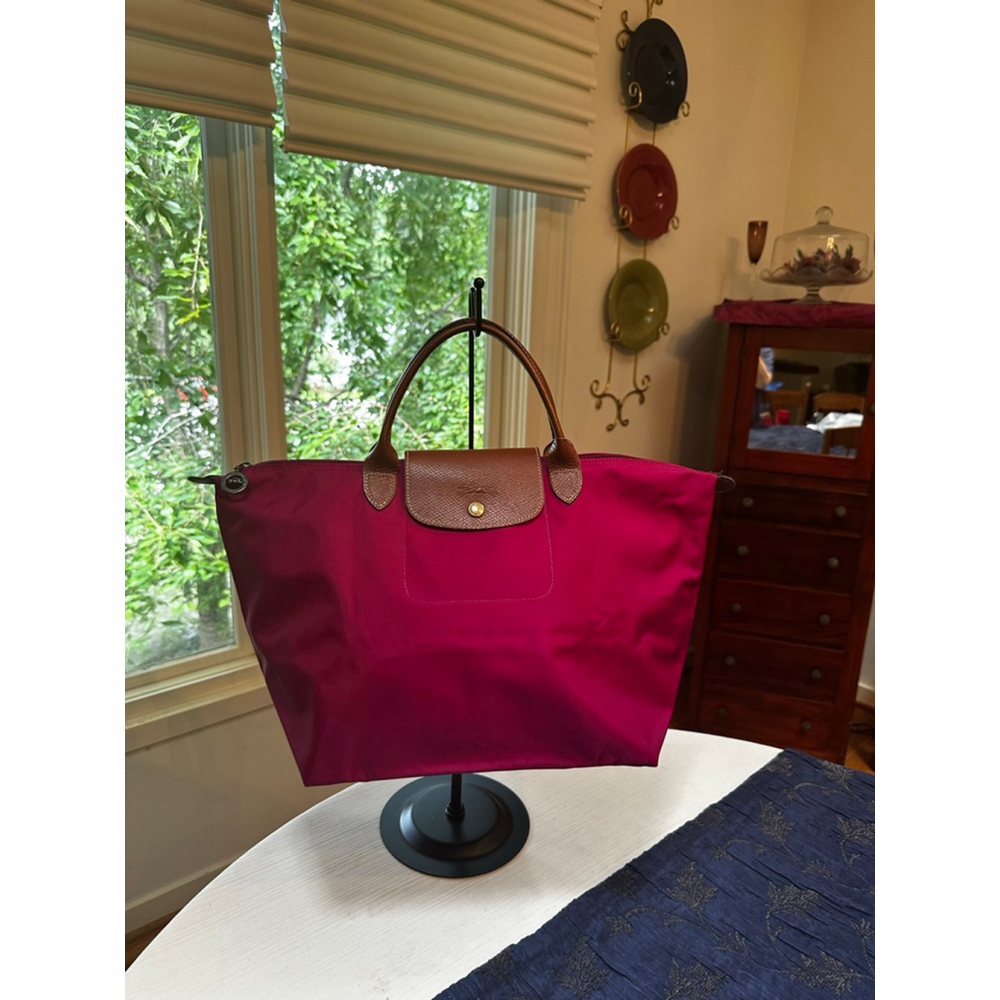 Longchamp Pink Nylon Tote Bag - Picture 2 of 13